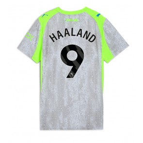 Manchester City Erling Haaland #9 Rezervni Dres za Ženska 2025-26 Kratak Rukavima